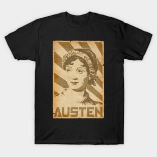 Jane Austen Retro Propaganda T-Shirt